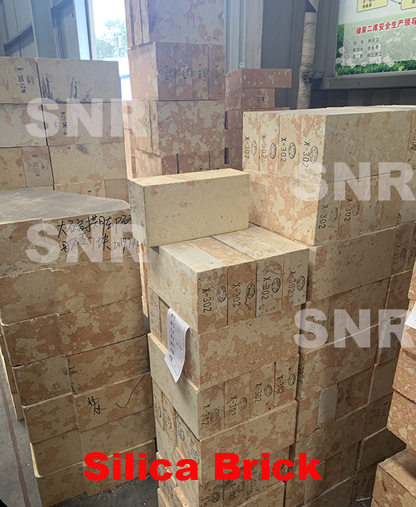 SNR Silica brick for crown in glass furnace